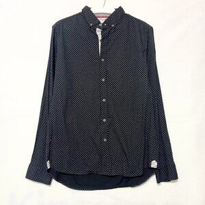 Heritage report collection mens button front shirt size XL slim fit